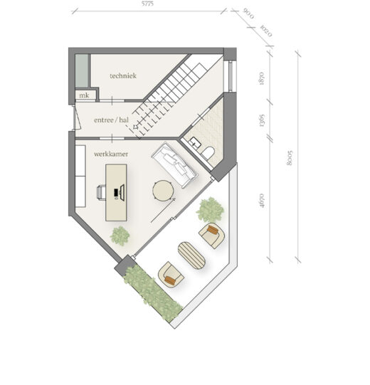 Penthouse A32 6e verdieping